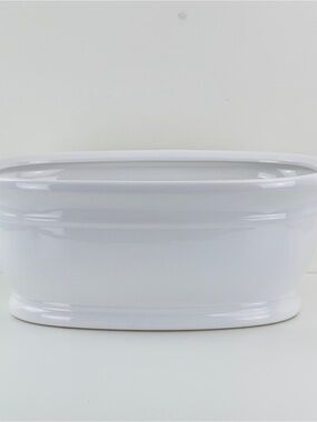 TARGET HOME Large Ceramic Party Ice Bucket 7”Hx16.5”Lx11”W